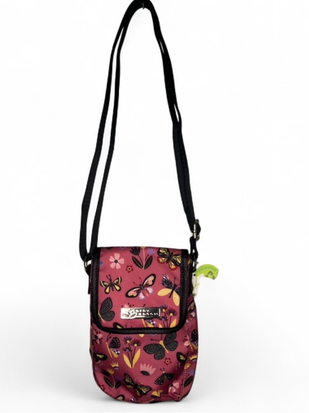 Lily Bloom Butterfly Print‎ Crossbody Bag Pink NWT